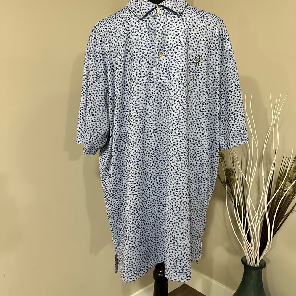 Peter Millar Blue Golf Shirt